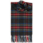 Stewart (Black) Lambswool Scarf