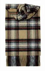Stewart (Camel) Lambswool Scarf