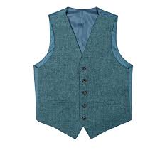 Estate Mangers Green Shetland Tweed Kilt Waistcoat